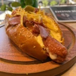hot dog bacon
